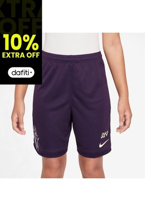 Pantaloneta Niño Nike Kylian Mbappé Academy Morado