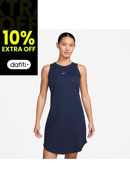 Vestido Mujer Nike Sportswear Chill Knit Azul