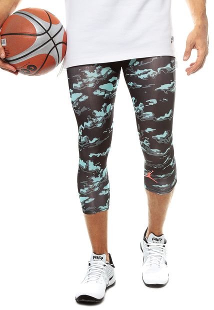 Capri  Negro Nike Jordan Comp Cld Camo 3/4 Tight