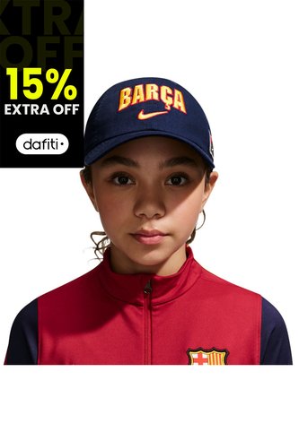 Gorra Nike Fcb Y Club Cap Cttn 6P Us Niño-Azul Nike