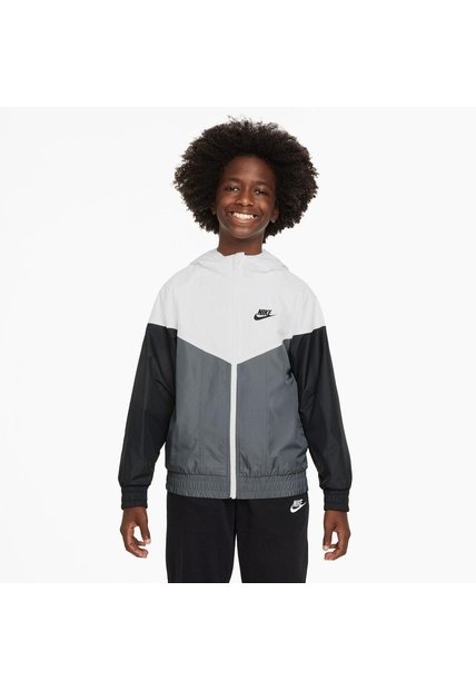 Chaqueta Niños Lifestyle Nike Sportswear Windrunner Blanco