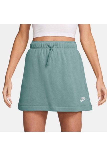Falda Mujer Lifestyle Nike Sportswear Club Fleece Azul