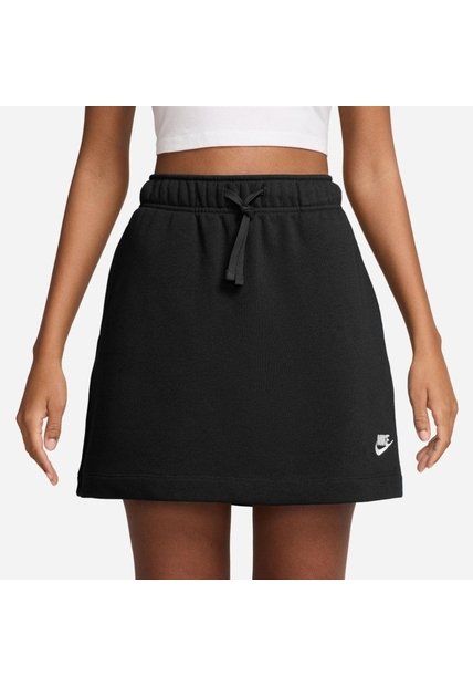 Falda Mujer Lifestyle Nike Sportswear Club Fleece Negro