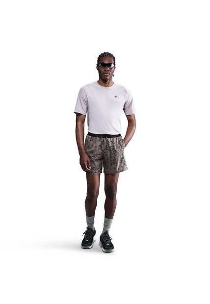 Pantaloneta Hombre Running Nike Trail Gris