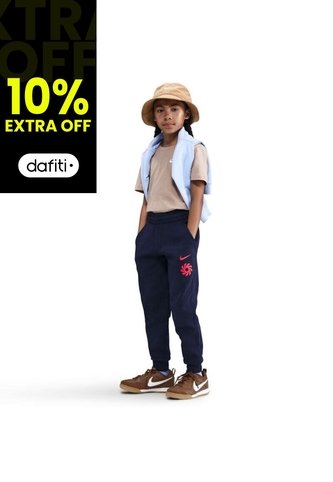 Pantalón Niños Erling Haaland Club Fleece Negro Nike