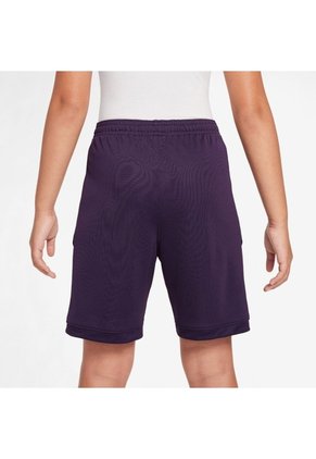 Pantaloneta Niño Nike Kylian Mbappé Academy Morado