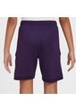 Pantaloneta Niño Nike Kylian Mbappé Academy Morado de Nike
