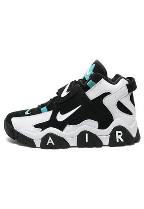 Bota Lifestyle Negro-Blanco-Azul Turquesa Nike Air Barrage Mid