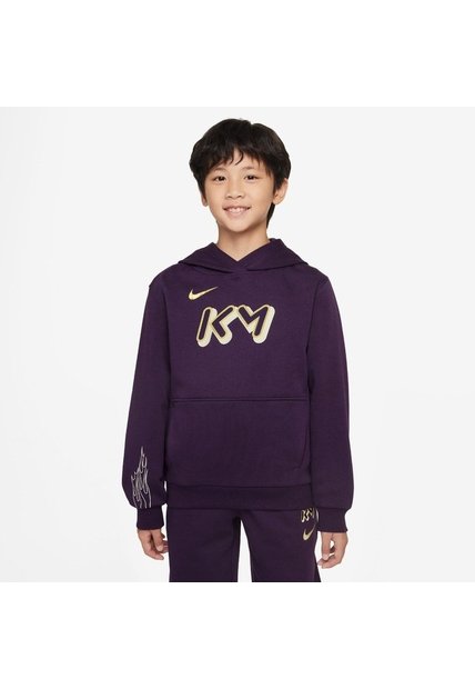 Buzo Niños Nike Kylian Mbappé Club Fleece Morado