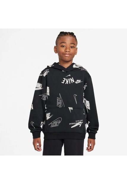 Buzo Niños Lifestyle Nike Sportswear Club Negro