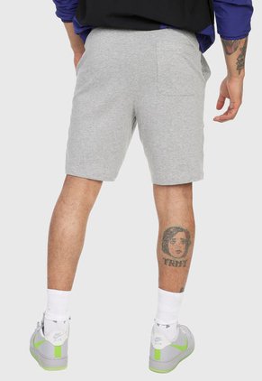 Bermuda Gris-Blanco Nike Club short jsy