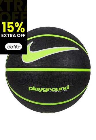 Balon De Basquetbol Nike  Everyday Playground 8P-Negro/Verde Nike