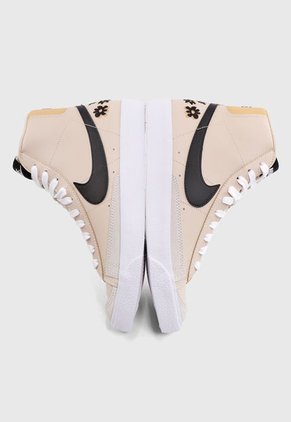 Tenis Lifestyle Beige-Negro-Blanco Nike Blazer Mid '77