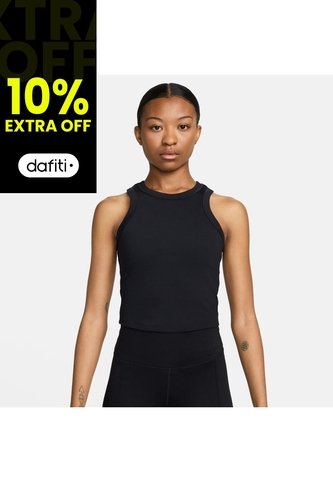 Camiseta Mujer Nike One Fitted Negro Nike