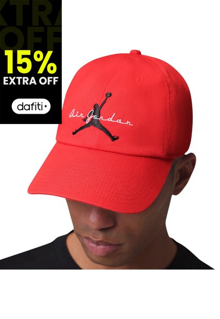 Gorra Nike U J Clb Cap Us Cb Flt Scrpt Hombre-Rojo