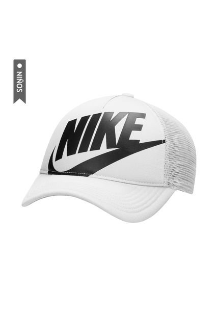 Gorra Nike Rise Club Cap Trucker Niños-Gris