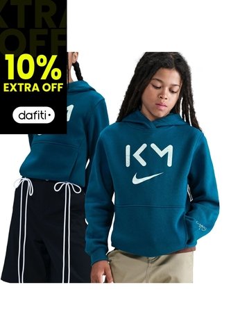 Buzo Niños Kids Club Fleece Hoodie Azul Nike