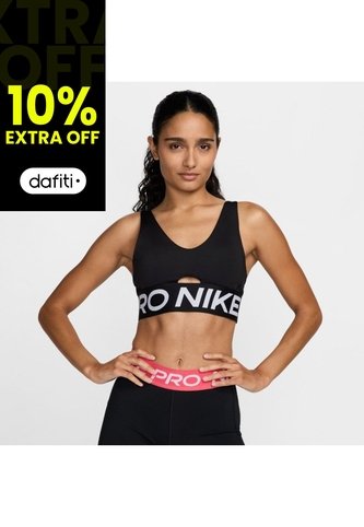 Top Mujer Nike Pro Indy Plunge Negro Nike