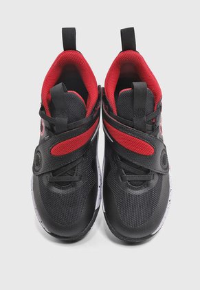 Tenis Basketball Negro-Rojo-Blanco Nike Team Hustle D 11