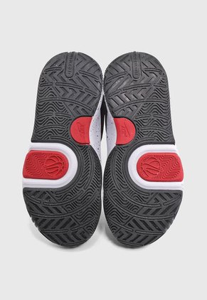 Tenis Basketball Negro-Rojo-Blanco Nike Team Hustle D 11