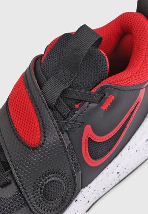Tenis Basketball Negro-Rojo-Blanco Nike Team Hustle D 11