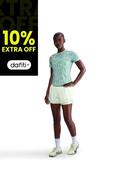Camiseta Mujer Nike Swift Verde