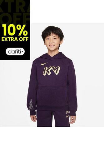 Buzo Niños Nike Kylian Mbappé Club Fleece Morado Nike