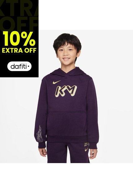 Buzo Niños Nike Kylian Mbappé Club Fleece Morado