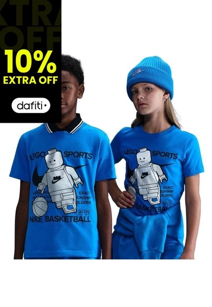 Camiseta Niños Nike X LEGO Collection Azul