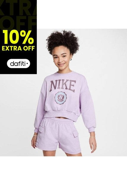 Buzo Niñas Nike Sportswear Club Violeta