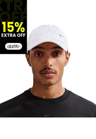 Gorra Nike Dri Fit Club Metal Swoosh Hombre-Blanco Nike