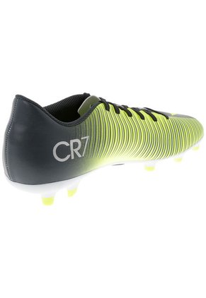 Guayo Negro-Amarillo Neón-Blanco Nike Mercurial Vortex III Cr7 Fg