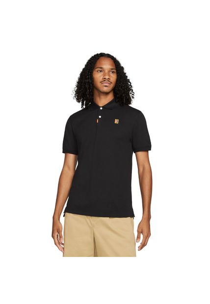 Camiseta Polo Nike The Polo Df Heritge Slim2-Negro