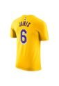Camiseta Deportiva Hombre Nike Los Angeles Lakers Es Tee Amarillo de Nike