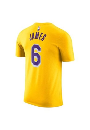 Camiseta Deportiva Hombre Nike Los Angeles Lakers Es Tee Amarillo
