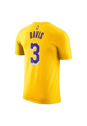 Camiseta Deportiva Hombre Nike Los Angeles Lakers Es Tee Amarillo
