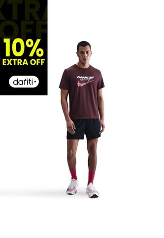 Camiseta Hombre Nike Miler Rojo Nike