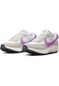 Tenis Nike Waffle Debut Mujer-Blanco/Morado de Nike