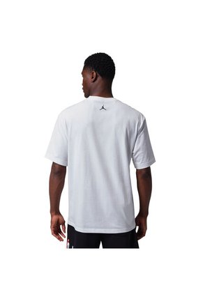 Camiseta Nike M J Brk Ess 85 Gfx Ss Crw Hombre-Blanco