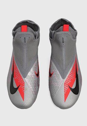 Guayo Gris-Plateado-Rojo Nike Phantom Vision 2 Pro DF FG