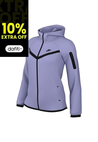 Buzo Mujer Nike Sportswear Tech Fleece Windrunner Violeta Nike