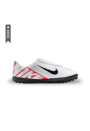 Zapatillas Nike Turf Jr Vapor 15 Club Niños-Blanco/Rojo
