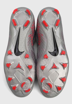 Guayo Gris-Plateado-Rojo Nike Phantom Vision 2 Pro DF FG