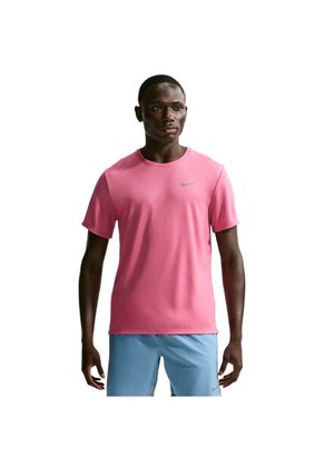 Camiseta Nike Uv Miler Running Hombre-Rosa