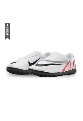 Zapatillas Nike Turf Jr Vapor 15 Club Niños-Blanco/Rojo