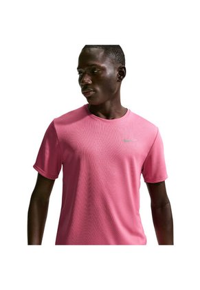 Camiseta Nike Uv Miler Running Hombre-Rosa
