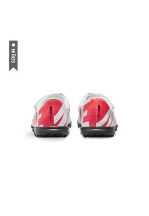 Zapatillas Nike Turf Jr Vapor 15 Club Niños-Blanco/Rojo