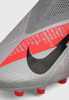 Guayo Gris-Plateado-Rojo Nike Phantom Vision 2 Pro DF FG