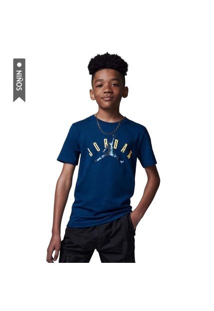 Camiseta Jordan Flight Mvp Niños-Azul