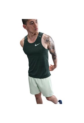 Camiseta Sin Mangas Nike Df Miler Ta Hombre-Verde